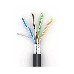 Кручена пара вулична екран мідь (INFOCORD FTP 0.51mm PVC + PE)