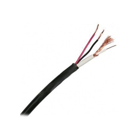 Кабель совмещенный тонкий (РК + 2x0,5 луженая сталь)